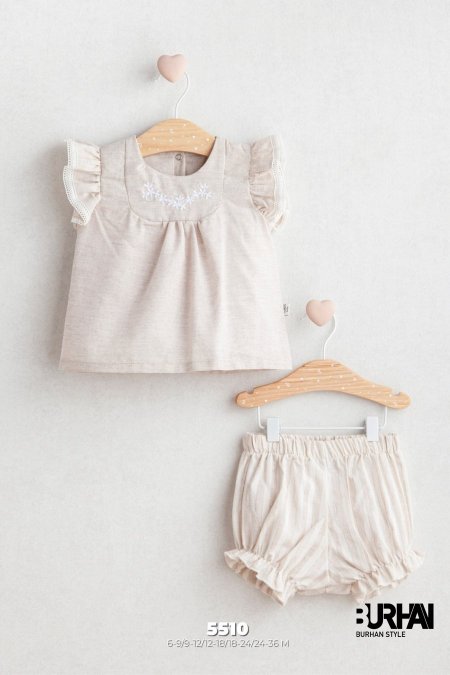 طقم شورت قطعتين