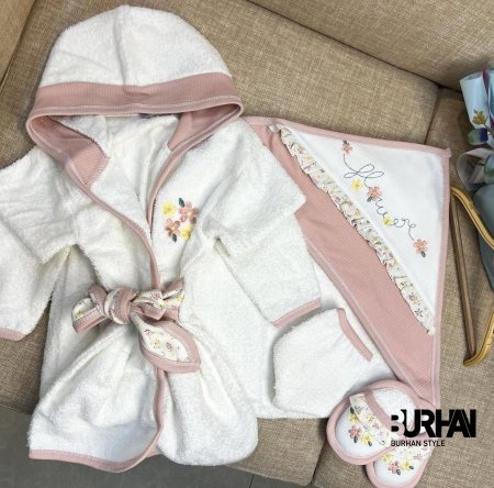 طقم حمام للبيبي 4 قطع