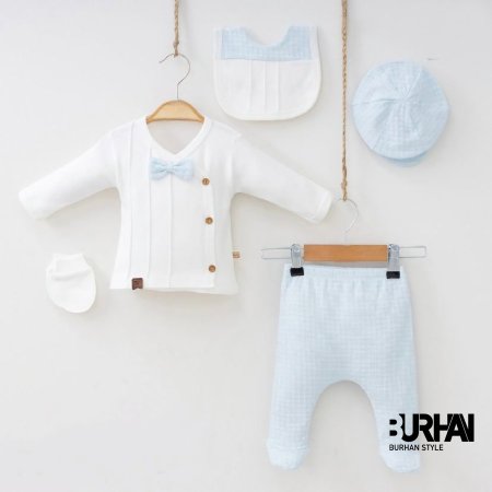 طقم بيبي قطن 5 قطع