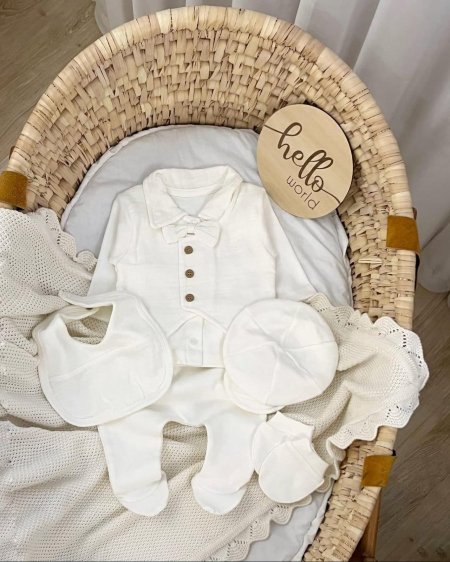 طقم بيبي قطن 5 قطع