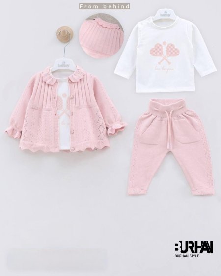 طقم صوف 3 قطع