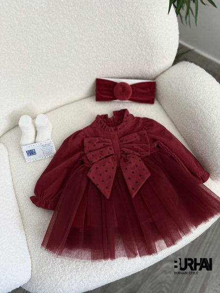 فستان مع نفاش خفيف