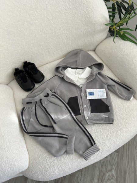 طقم صوف ناعم 3 قطع