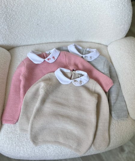 بلوزة صوف بناتي